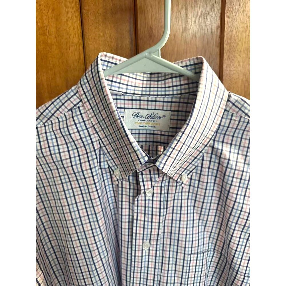 Ben Silver Charleston Fine Shirtings Men’s Dress Shirt 16.5/34 Cotton Canada